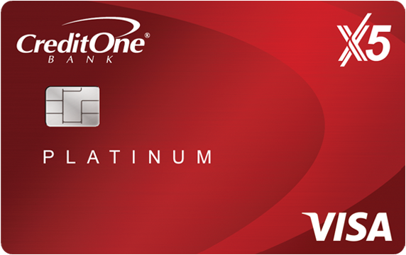 Credit One Bank® Platinum X5 Visa®